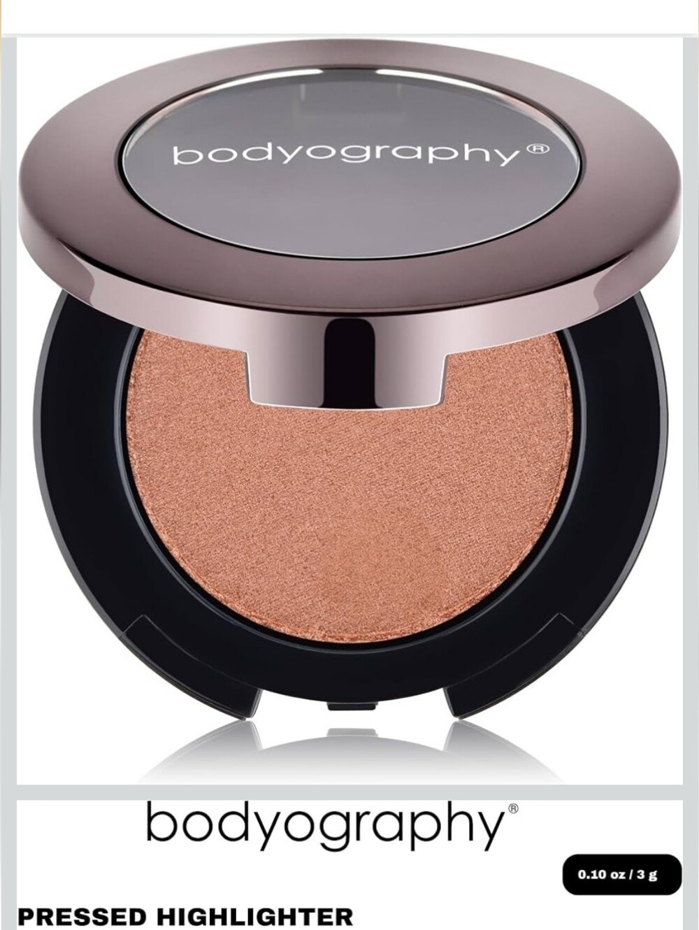 NIP | Bodyography Pressed Dark Bronze Shimmer Highlighter | Color: Sunset